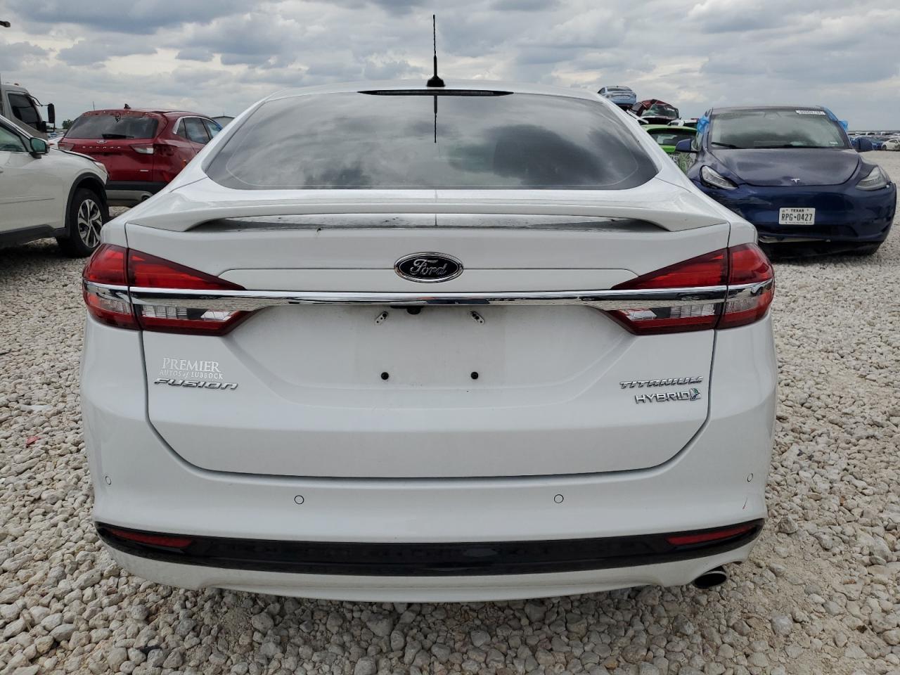 2018 Ford Fusion Titanium/Platinum Hev VIN: 3FA6P0RU8JR116842 Lot: 69226824