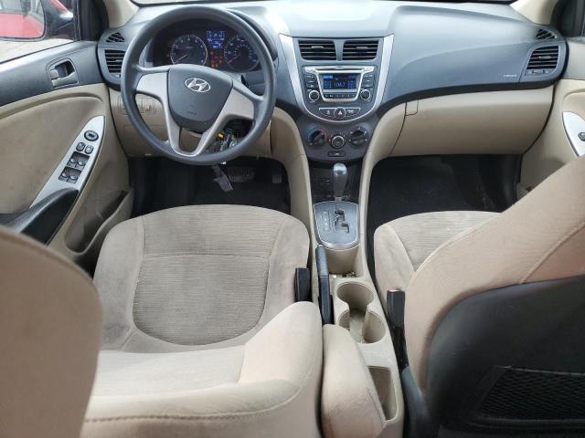  HYUNDAI ACCENT 2016 Czerwony