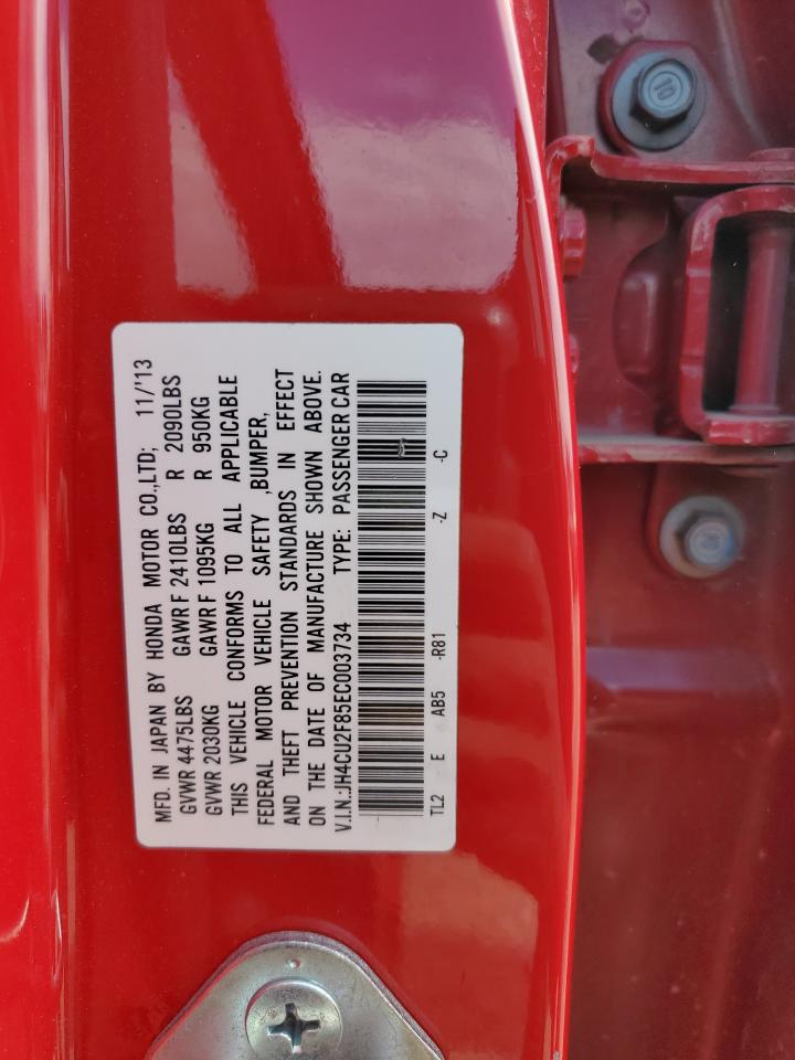 JH4CU2F85EC003734 2014 Acura Tsx Se