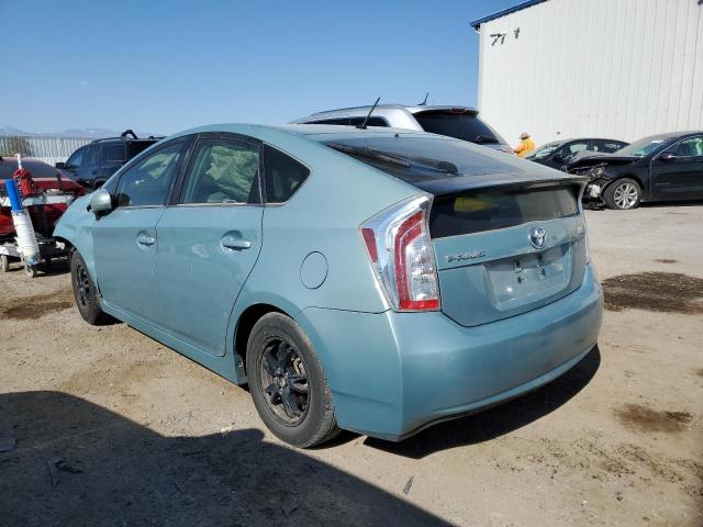  TOYOTA PRIUS 2014 Бирюзовый