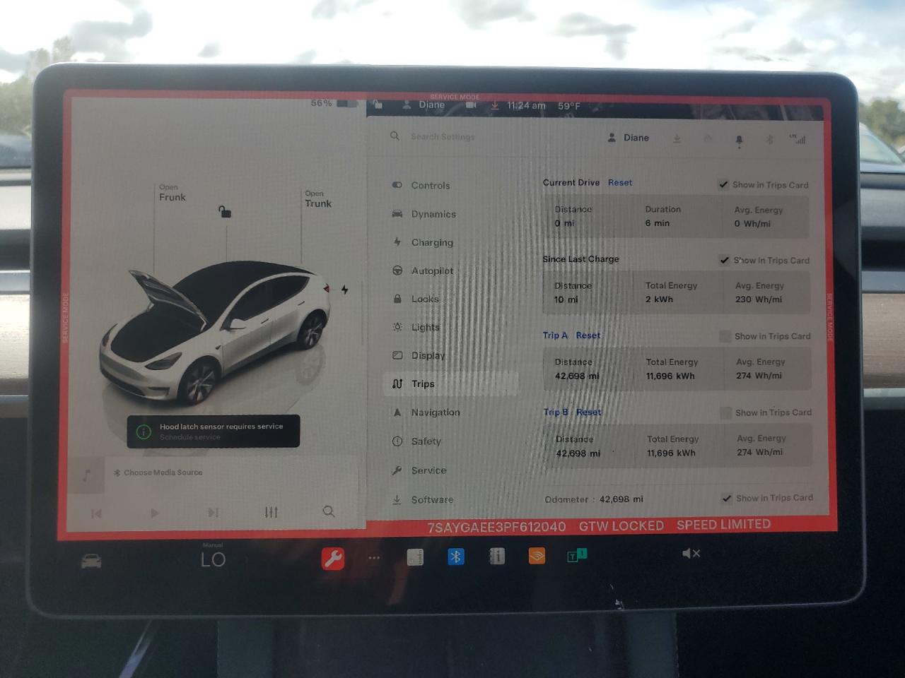 7SAYGAEE3PF612040 2022 Tesla Model Y