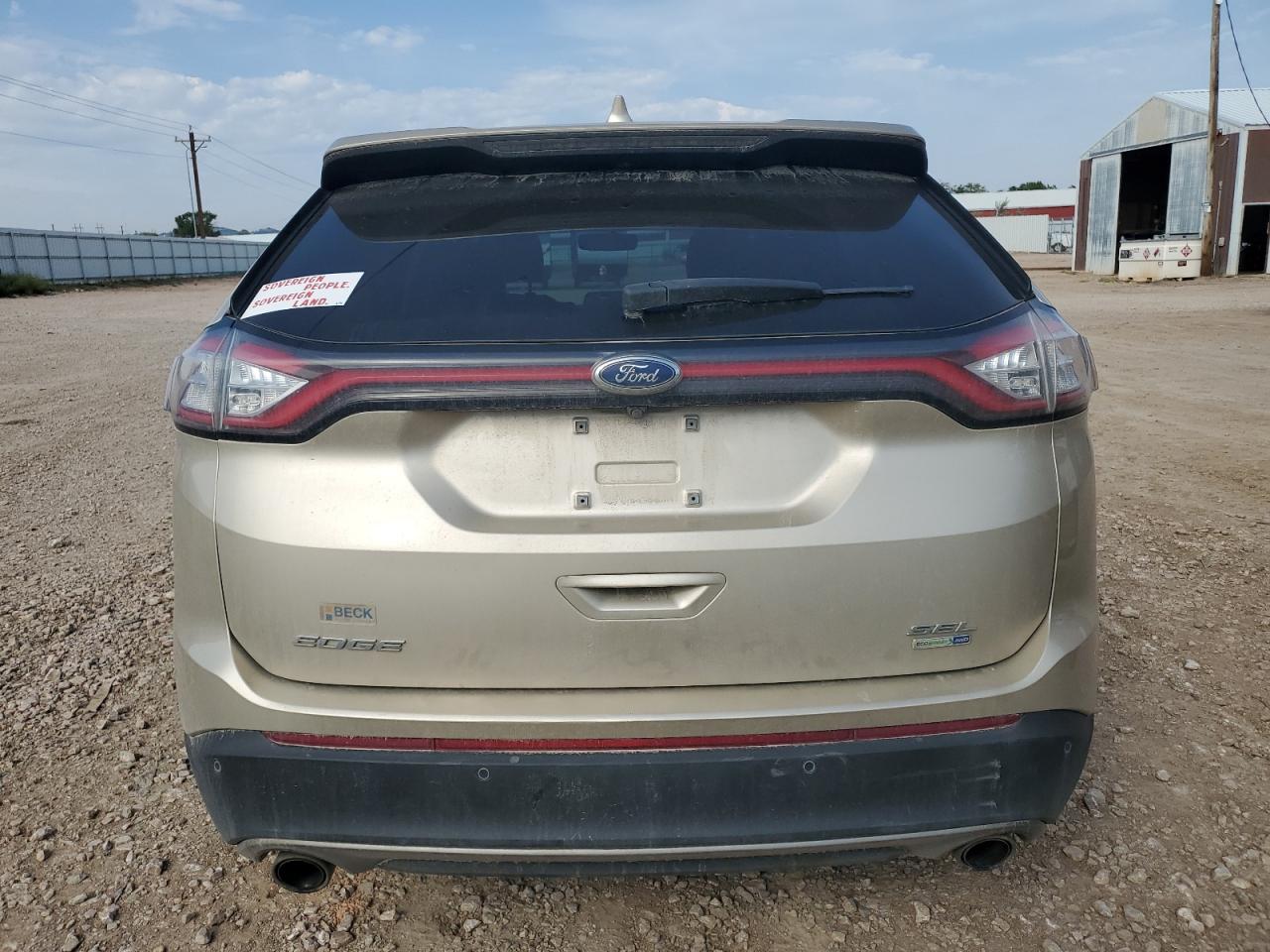 2018 Ford Edge Sel VIN: 2FMPK4J97JBC20230 Lot: 70233084