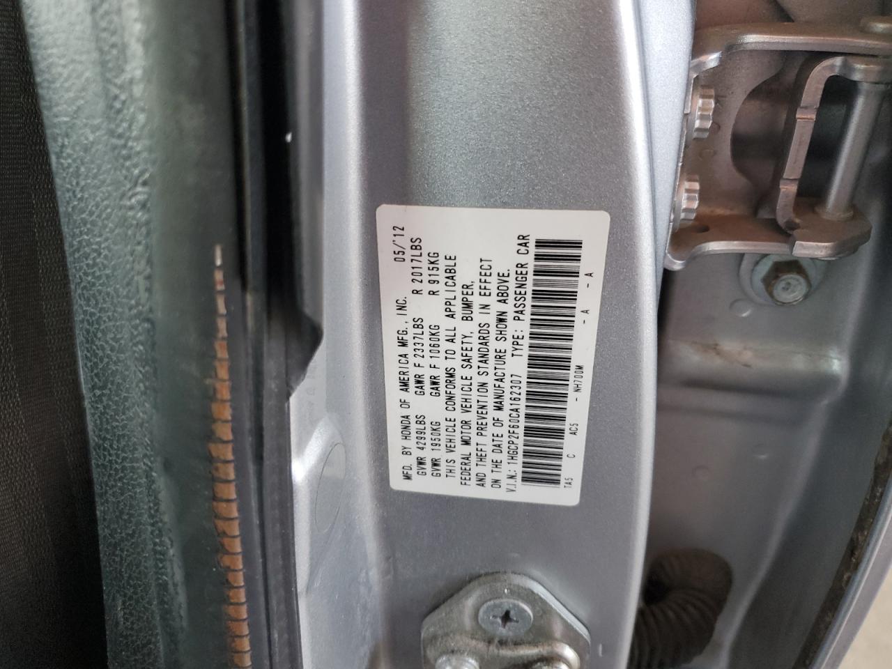 2012 Honda Accord - Image 12
