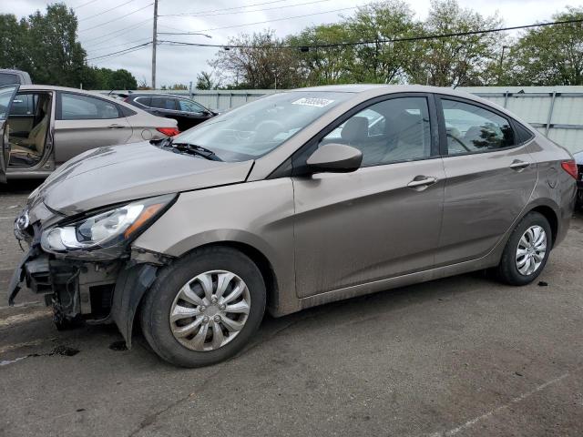  HYUNDAI ACCENT 2014 tan