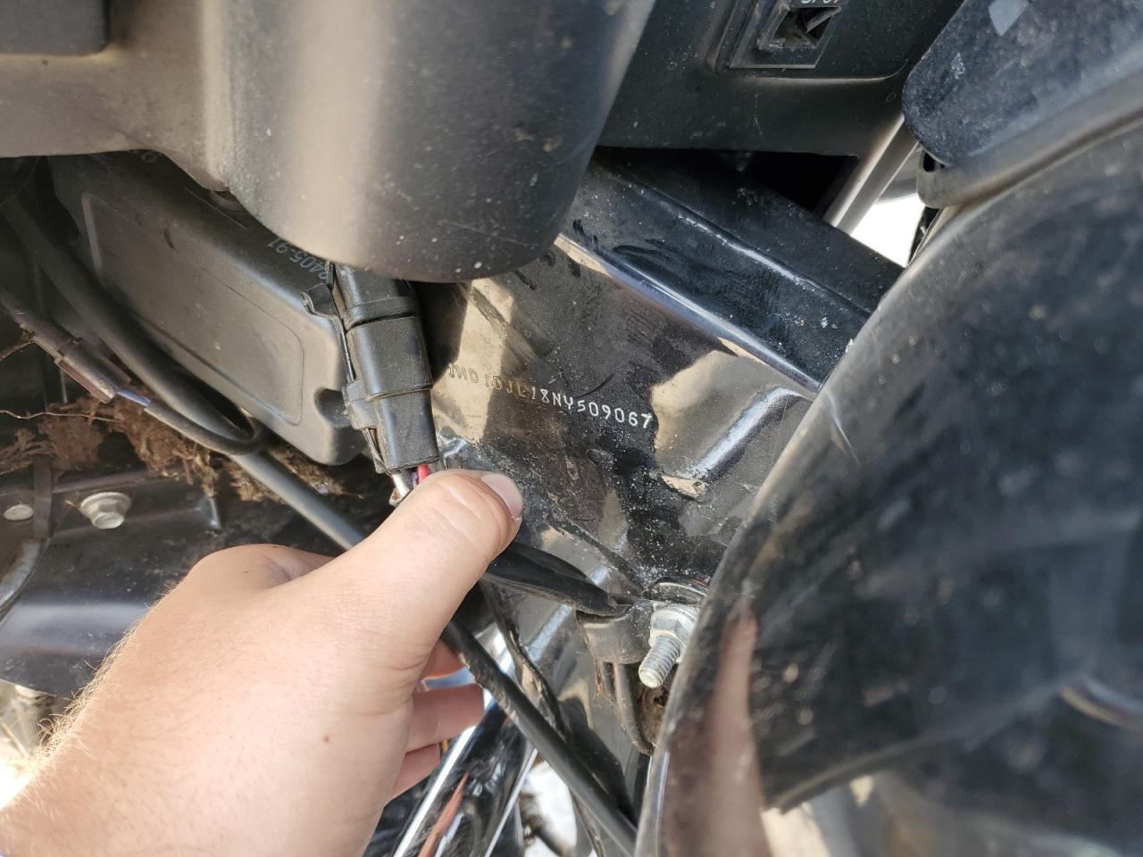 1992 Harley-Davidson Flht Classic VIN: 1HD1DJL18NY509067 Lot: 71961894