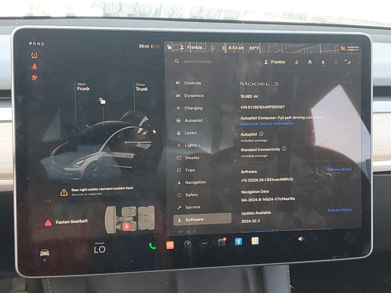 5YJ3E1EA4PF550187 2023 Tesla Model 3