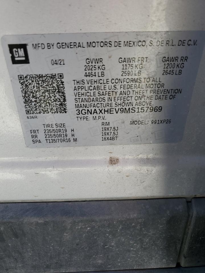 3GNAXHEV9MS157969 2021 CHEVROLET EQUINOX - Image 13