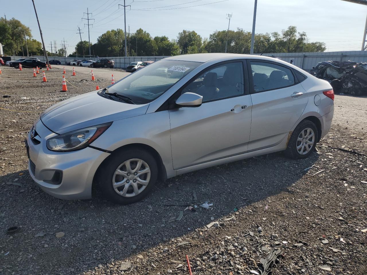 2013 Hyundai Accent Gls VIN: KMHCT4AE0DU313596 Lot: 71081094