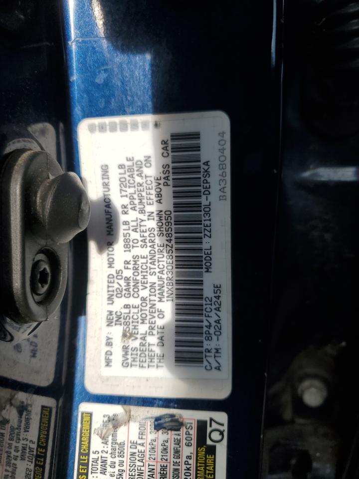 1NXBR30E85Z485950 2005 Toyota Corolla Ce