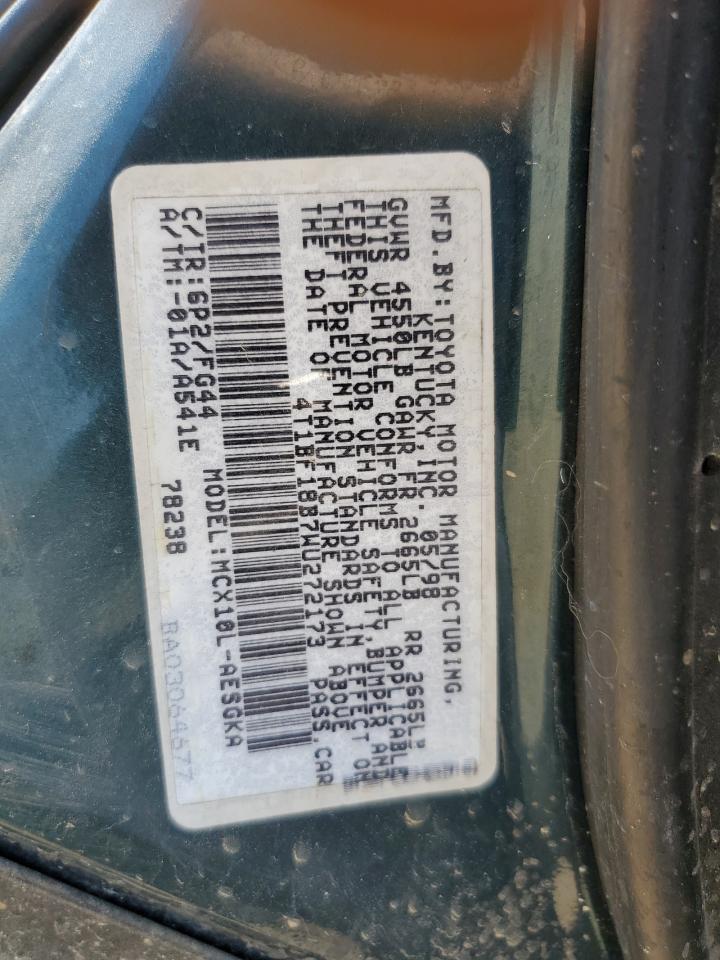 4T1BF18B7WU272173 1998 Toyota Avalon Xl