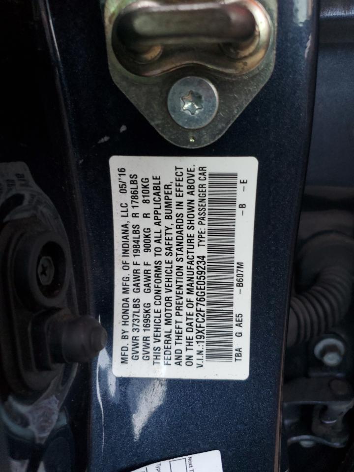 19XFC2F76GE059234 2016 HONDA CIVIC - Image 13