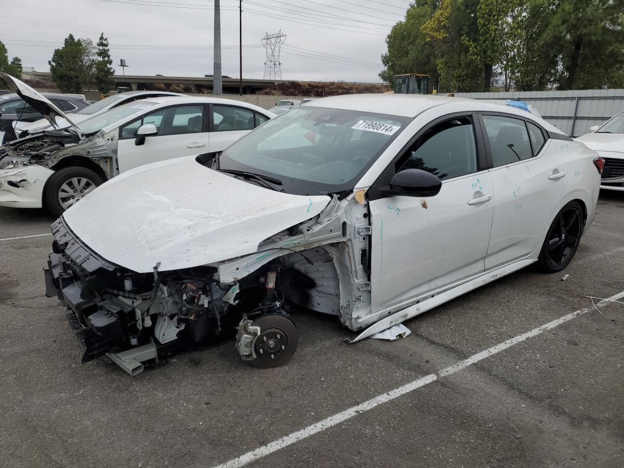 2021 Nissan Sentra Sr VIN: 3N1AB8DV9MY320239 Lot: 71990814