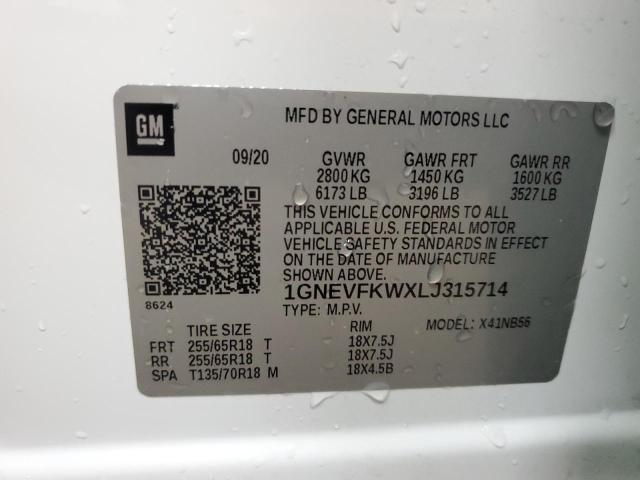 1GNEVFKWXLJ315714 Chevrolet Traverse L 13