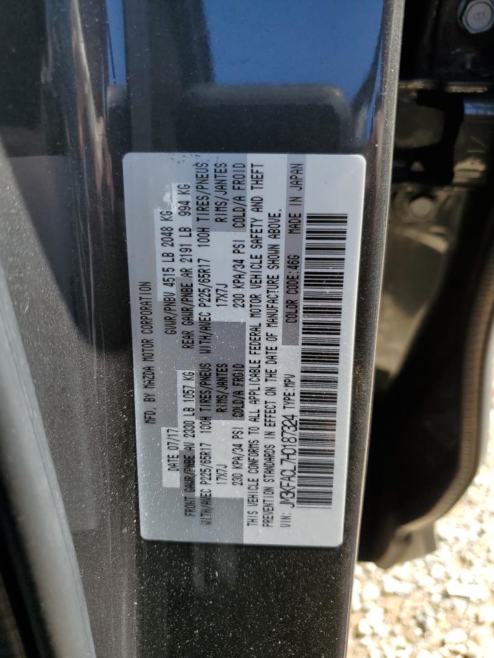 2017 Mazda Cx-5 Touring VIN: JM3KFACL7H0187324 Lot: 81770274