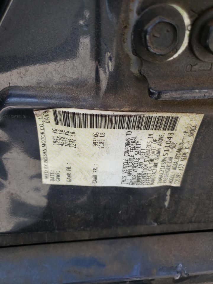 1N4AL21E89N511043 2009 Nissan Altima 2.5