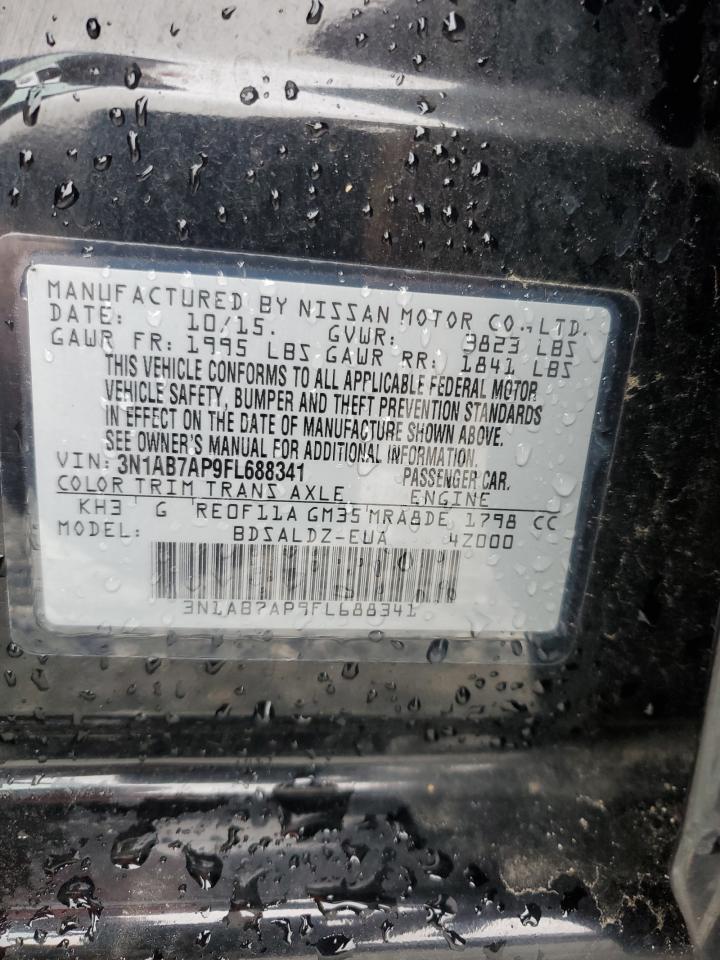 3N1AB7AP9FL688341 2015 Nissan Sentra S