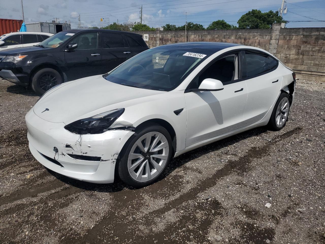 5YJ3E1EA7NF340759 2022 TESLA MODEL 3 - Image 1