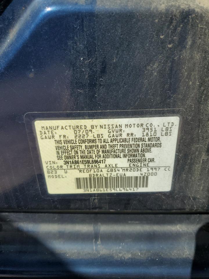 3N1AB61E59L696417 2009 Nissan Sentra 2.0