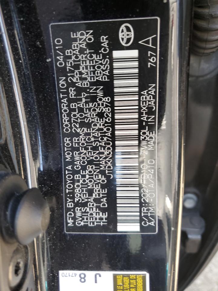 JTDKN3DU7A0162878 2010 Toyota Prius