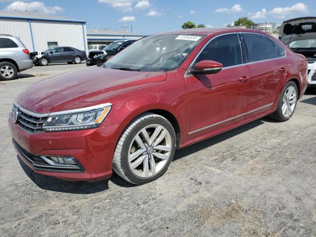  VOLKSWAGEN PASSAT 2017 Red
