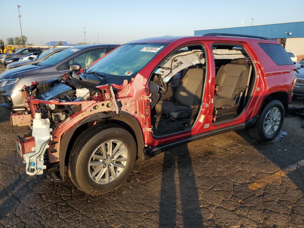 2022 Chevrolet Traverse Lt for Sale in Woodhaven, MI - Stripped