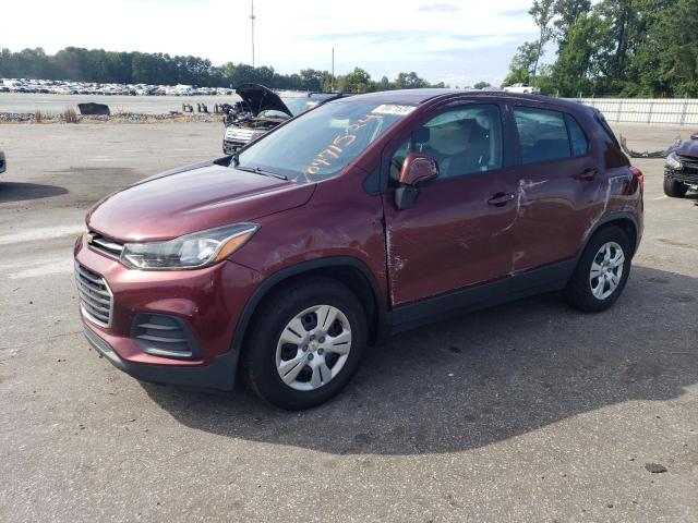  CHEVROLET TRAX 2017 Бургунди