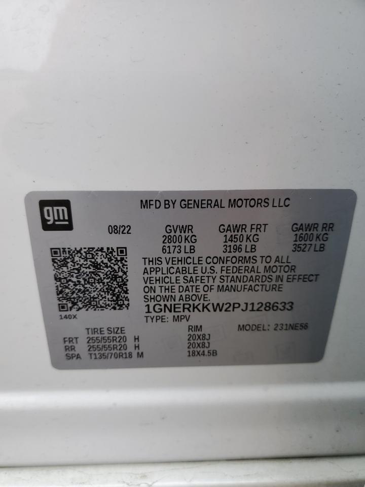 1GNERKKW2PJ128633 2023 Chevrolet Traverse Premier