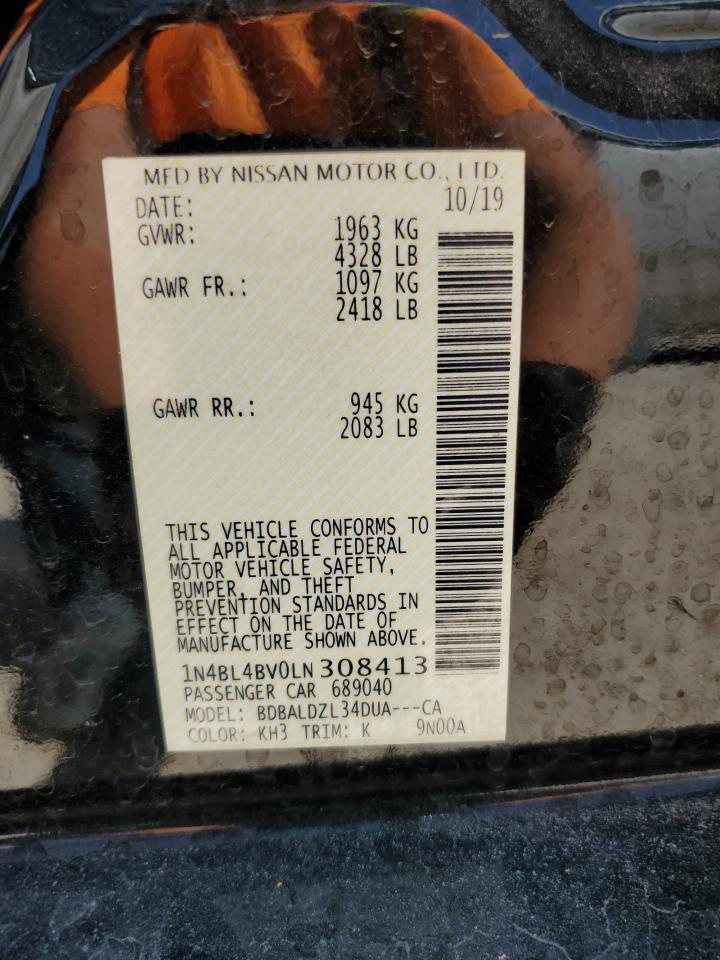 1N4BL4BV0LN308413 2020 Nissan Altima S