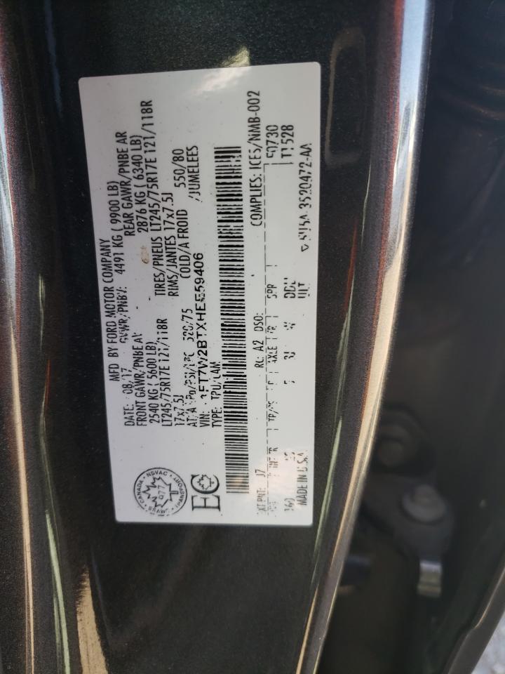 1FT7W2BTXHEE59406 2017 Ford F250 Super Duty