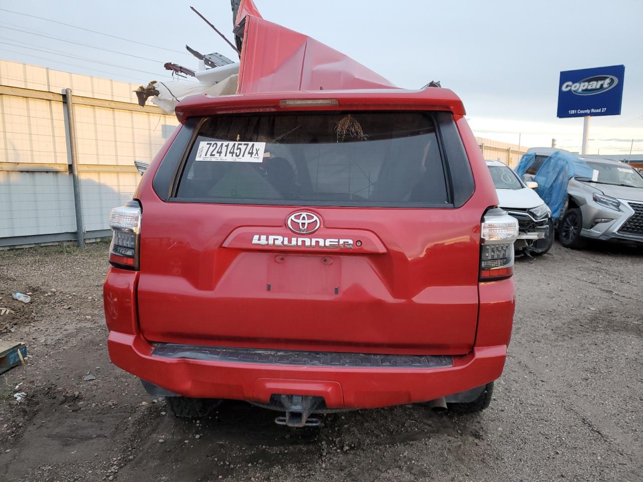 2018 Toyota 4Runner Sr5/Sr5 Premium VIN: JTEBU5JR9J5532936 Lot: 72414574