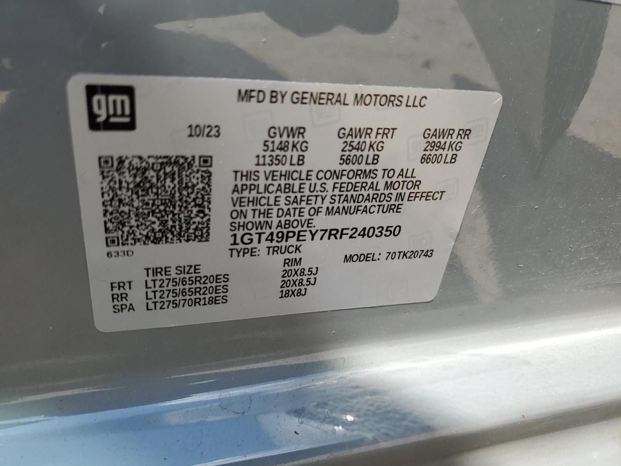 1GT49PEY7RF240350 2024 GMC Sierra K2500 At4