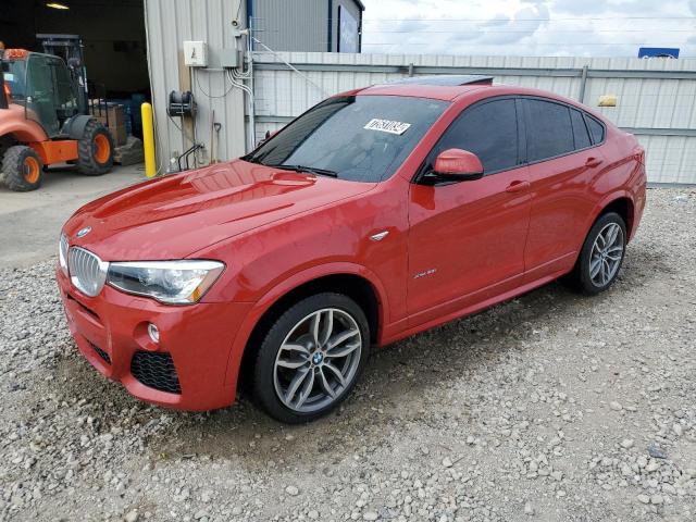  BMW X4 2016 Красный