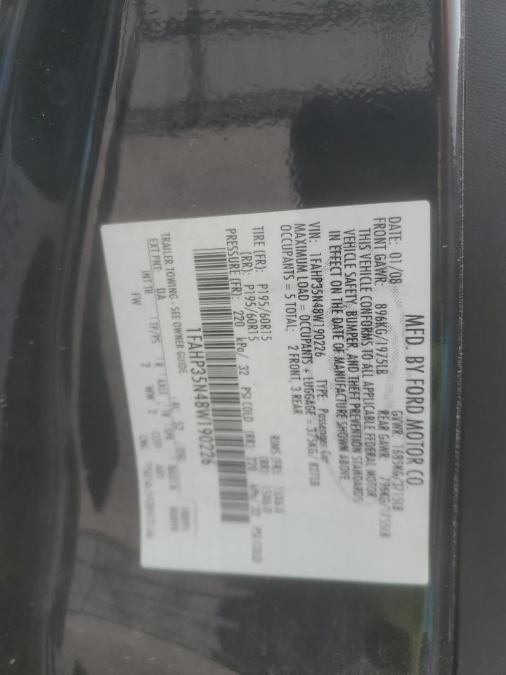 1FAHP35N48W190226 2008 Ford Focus Se