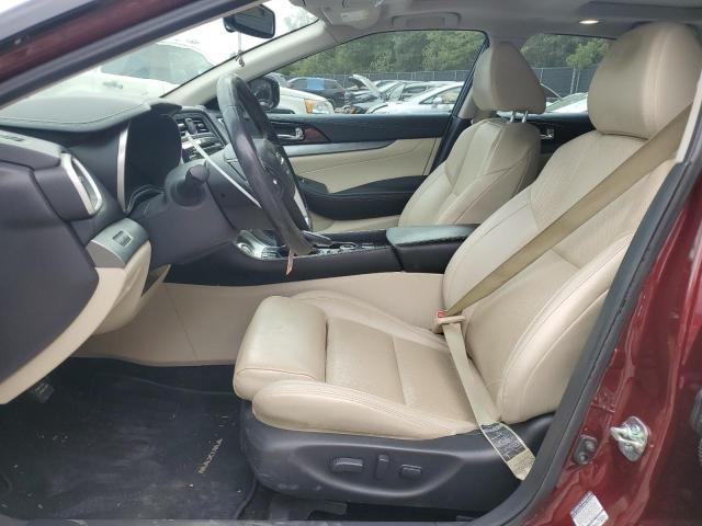  NISSAN MAXIMA 2016 Czerwony