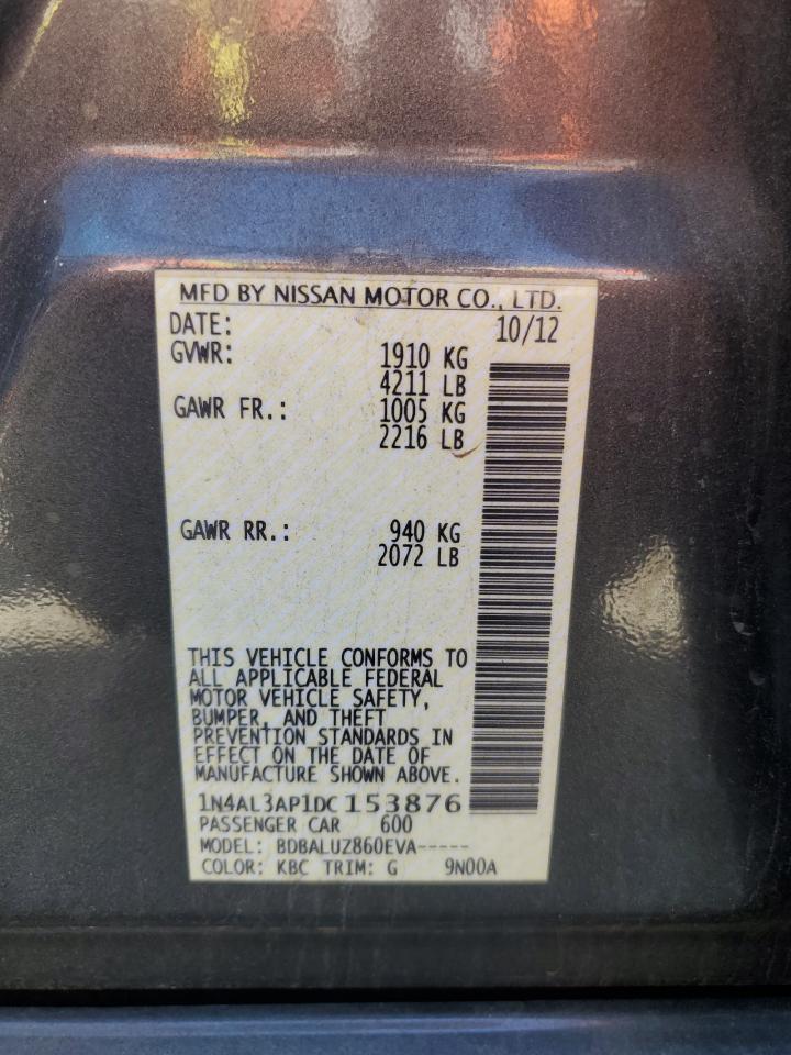 1N4AL3AP1DC153876 2013 Nissan Altima 2.5