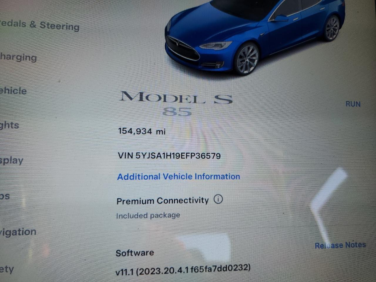 5YJSA1H19EFP36579 2014 Tesla Model S