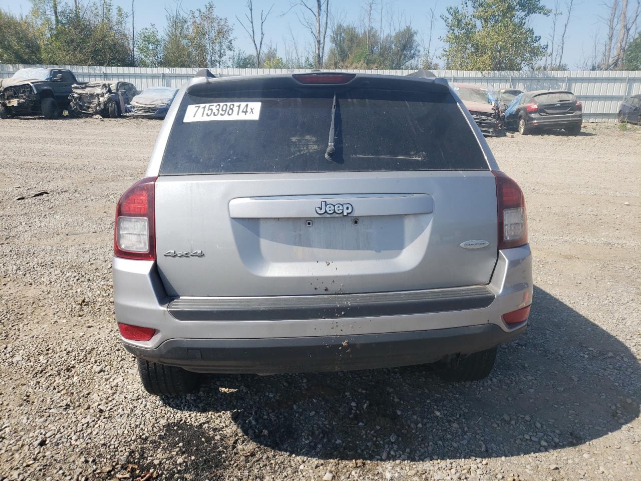 2017 Jeep Compass Latitude VIN: 1C4NJDEBXHD191595 Lot: 71539814