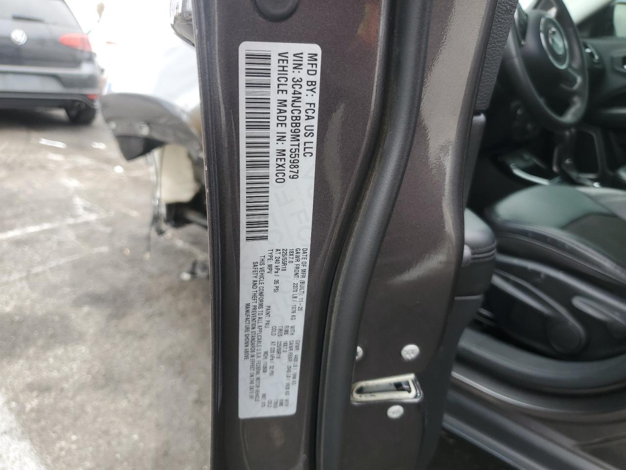 3C4NJCBB9MT559879 2021 Jeep Compass Latitude