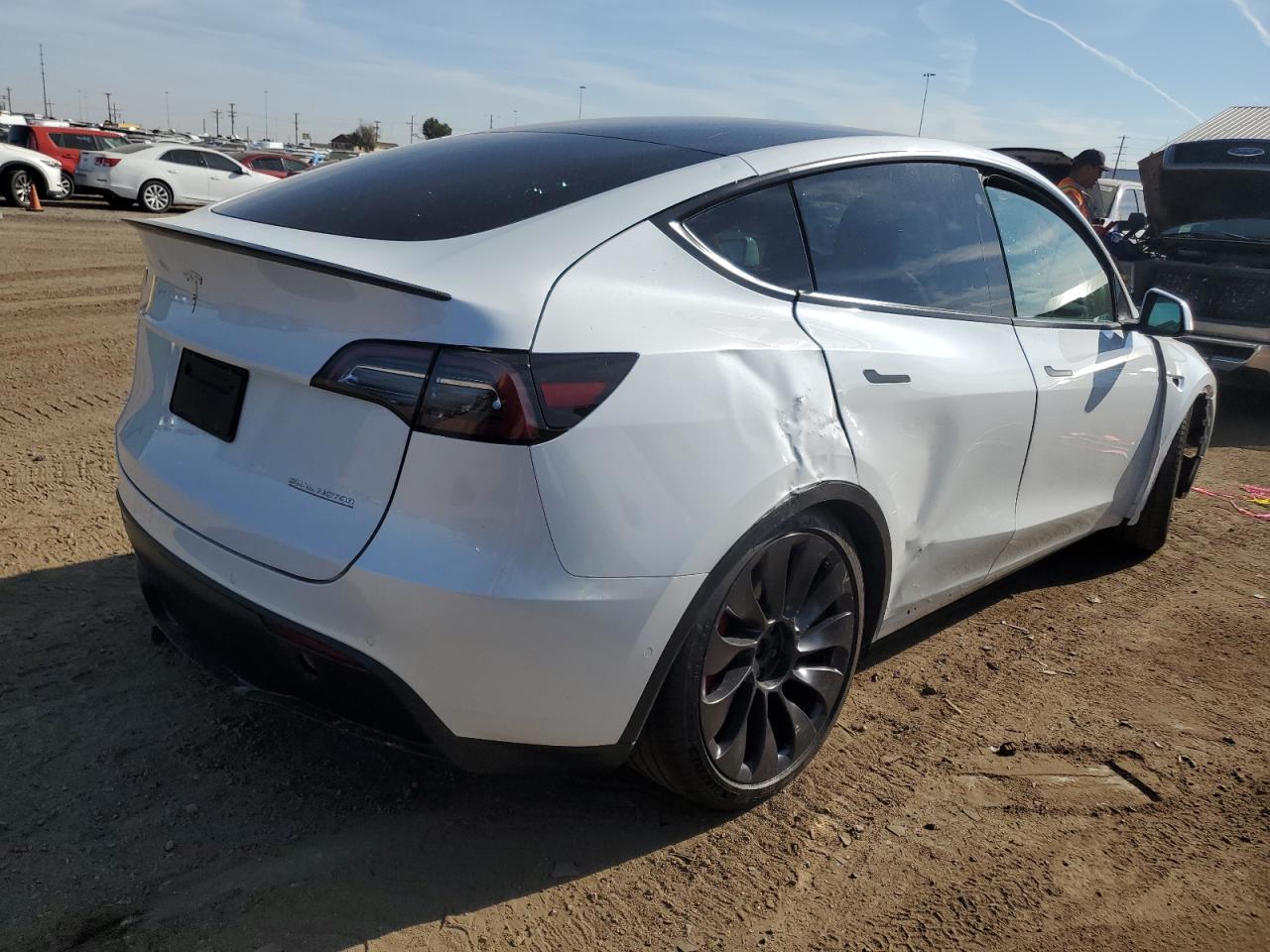 VIN 5YJYGDEF9MF250220 2021 TESLA MODEL Y no.3