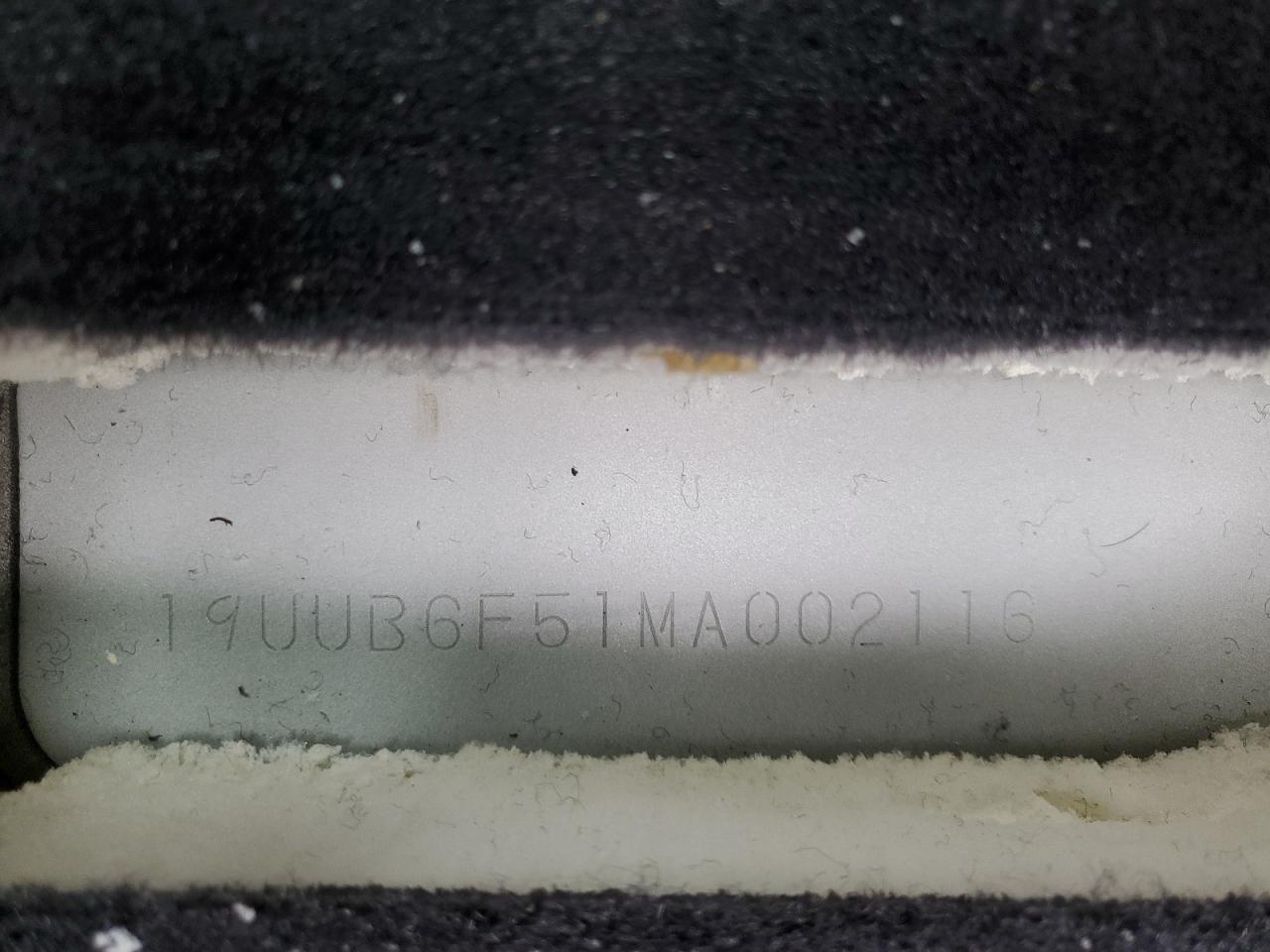 2021 Acura Tlx Tech A VIN: 19UUB6F51MA002116 Lot: 68920204