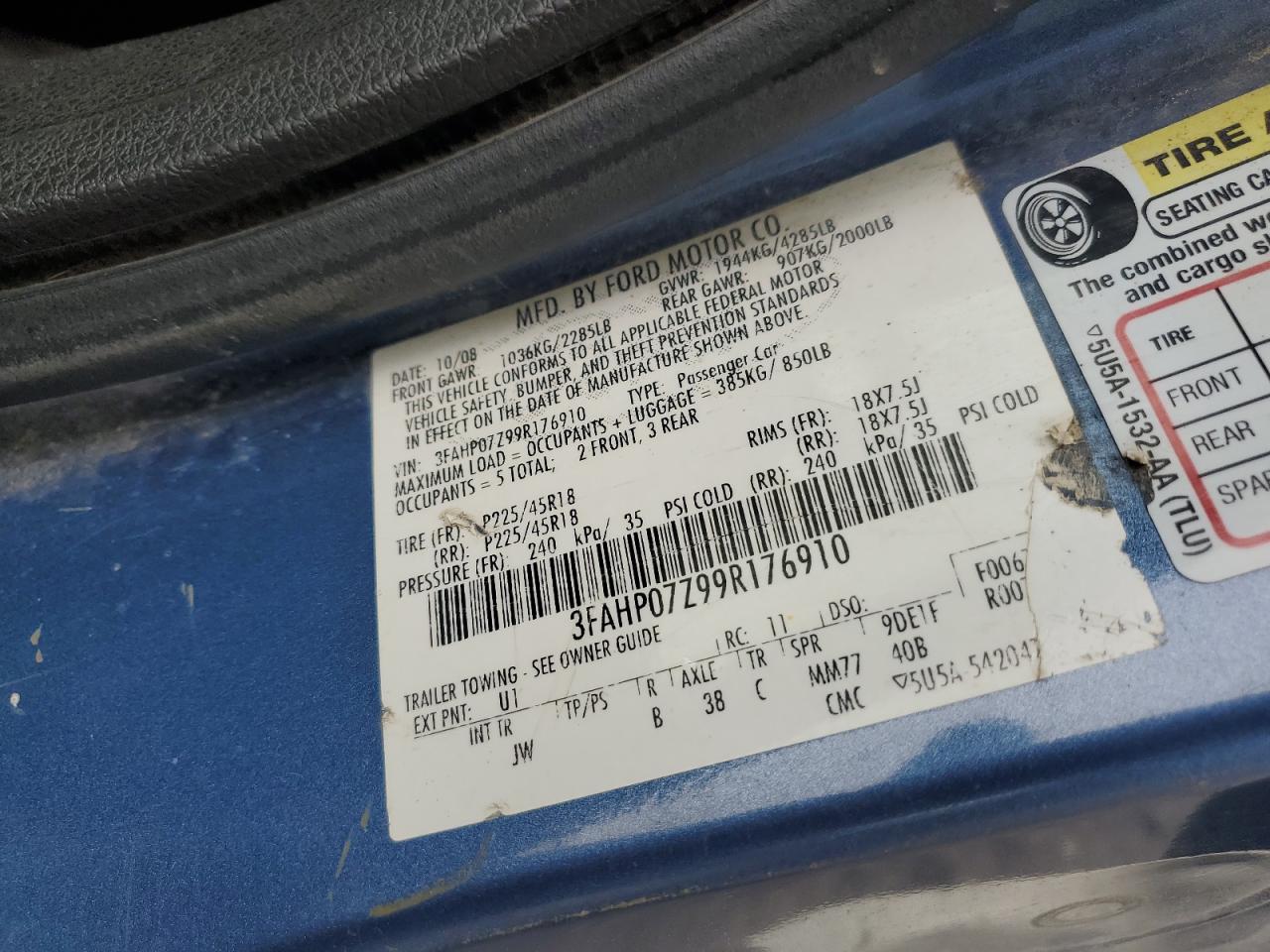 2009 Ford Fusion - Image 15