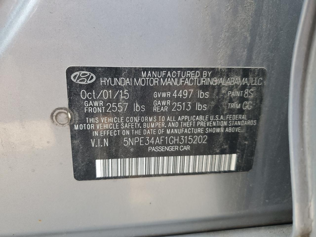 2016 Hyundai Sonata - Image 15