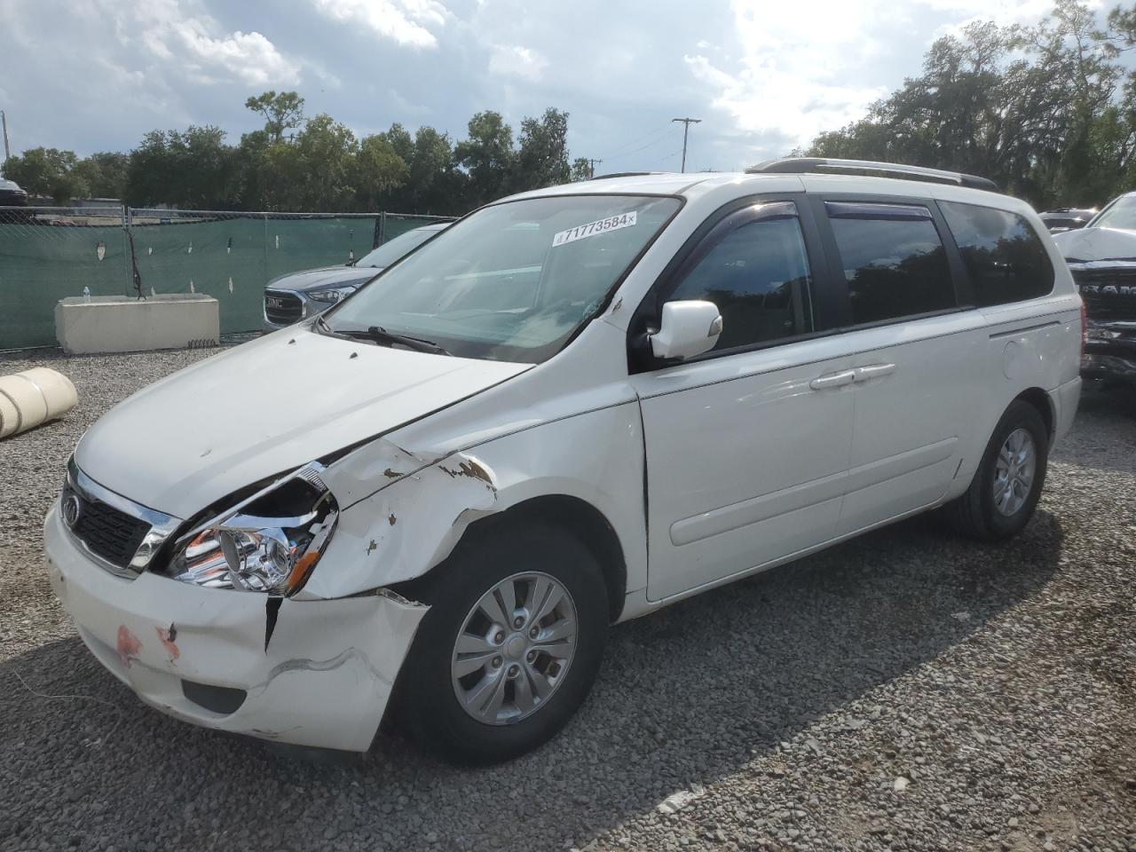 2012 Kia Sedona Lx VIN: KNDMG4C76C6504941 Lot: 71773584