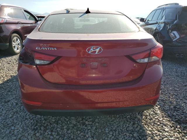  HYUNDAI ELANTRA 2015 Czerwony