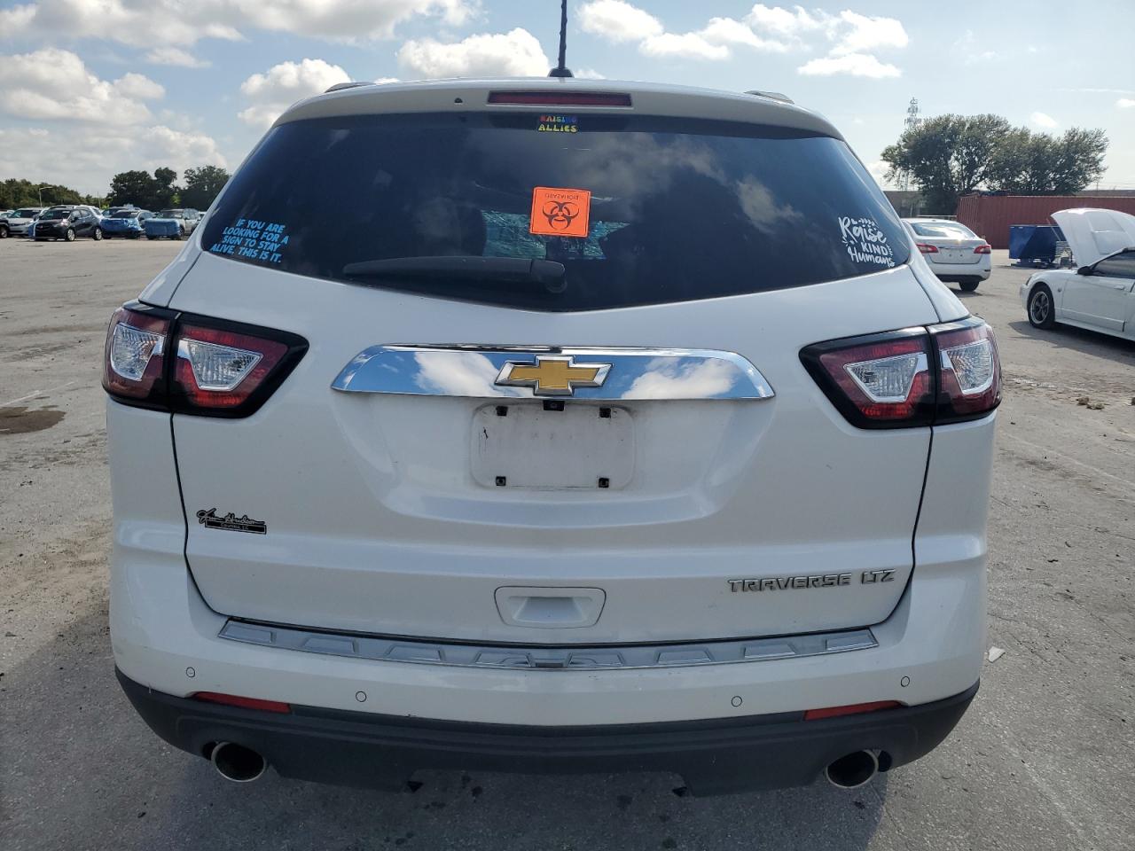 2016 Chevrolet Traverse Ltz VIN: 1GNKRJKD7GJ162224 Lot: 73695814