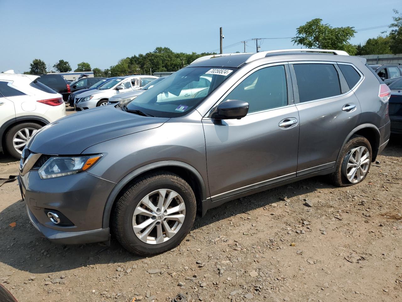 2016 Nissan Rogue S VIN: KNMAT2MV4GP666552 Lot: 70258524