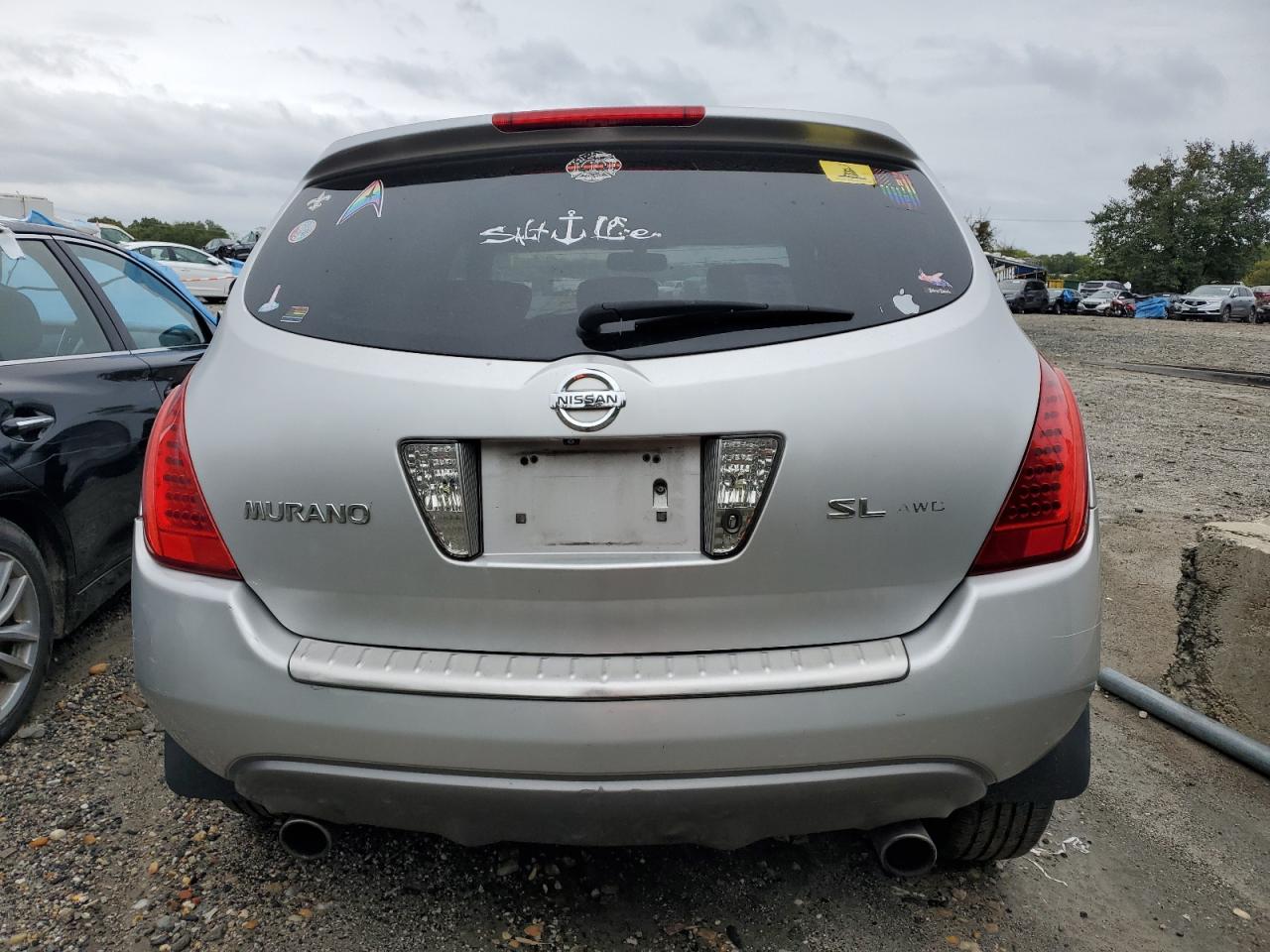 2006 Nissan Murano Sl VIN: JN8AZ08W76W503103 Lot: 57026955