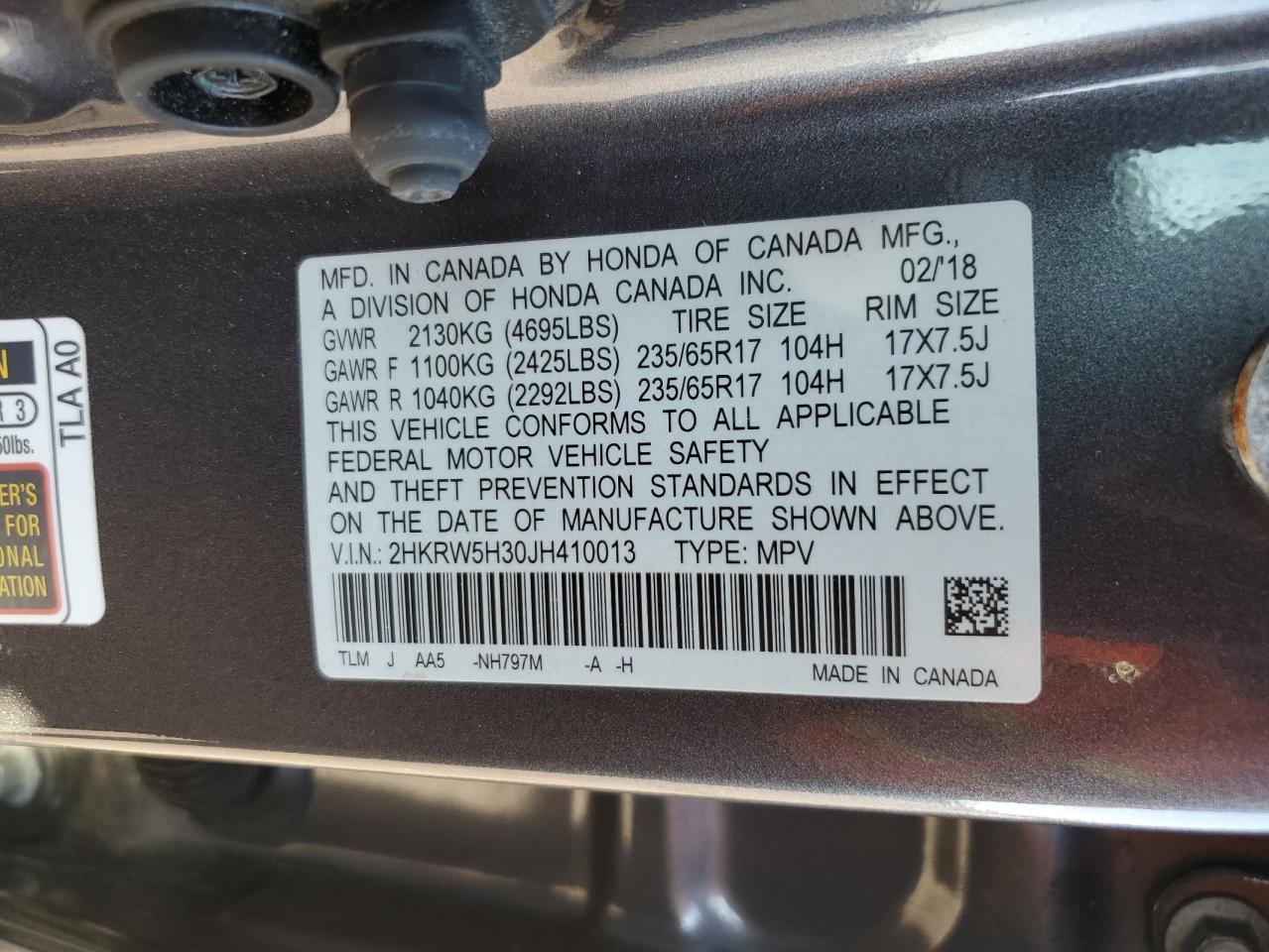 2018 Honda CR-V - Image 15
