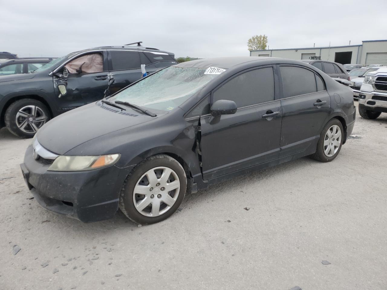 2010 Honda Civic Lx for Sale in Kansas City, KS - Top/Roof