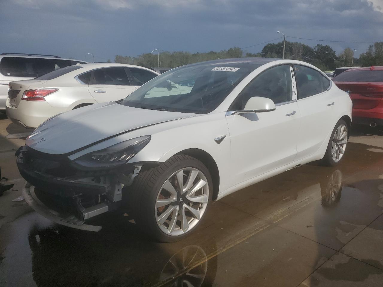 VIN 5YJ3E1EB0JF088999 2018 TESLA MODEL 3 no.1